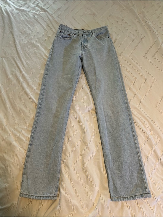 Levi's Denim - Levi's 501 Light Wash Women's Straight Leg Jeans